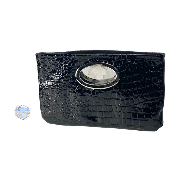 Black Patent Leather Clutch